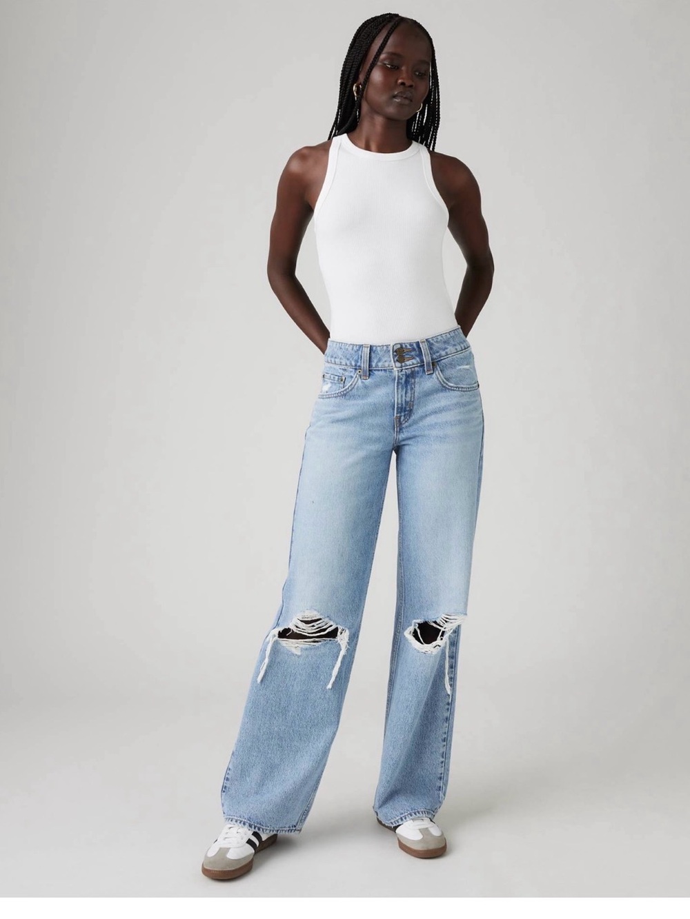 Levi’s superlow loose jeans